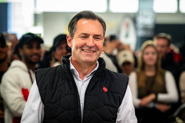 Thomas Schäfer lächelt bei der Weltpremiere des ID. Polo GTI am Nürburgring Weltpremiere Volkswagen ID. Polo GTI Copyright: xMichaelxGelhardtx