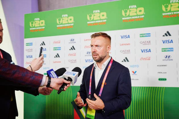 15.05.2026 LODZ, EC1 , PILKA NOZNA KOBIET ( WOMEN S FOOTBALL) LOSOWANIE GRUP FIFA MISTRZOSTWA SWIATA KOBIET 2026 U-20 NZ. MARCIN KASPROWICZ FOTO RADOSLAW JOZWIAK CYFRASPORT NEWSPIX.PL --- Newspix.pl  RA2_7719