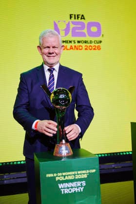 15.05.2026 LODZ, EC1 , PILKA NOZNA KOBIET ( WOMEN S FOOTBALL) LOSOWANIE GRUP FIFA MISTRZOSTWA SWIATA KOBIET 2026 U-20 NZ. ADAM KAZIMIERCZAK FOTO RADOSLAW JOZWIAK CYFRASPORT NEWSPIX.PL --- Newspix.pl  RA2_7760