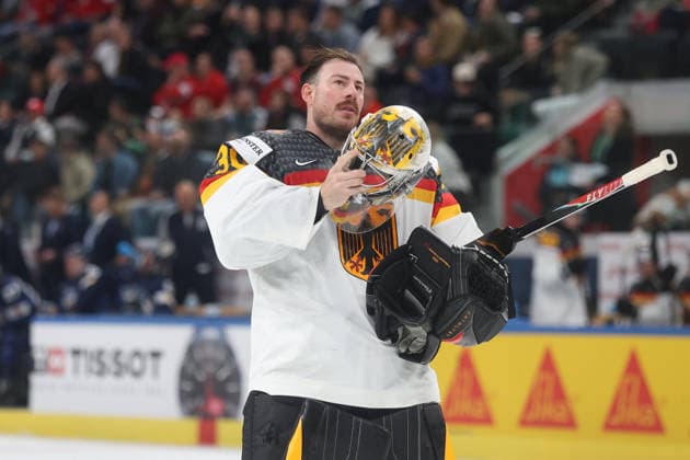 WM 2026 GER - FIN Torwart Philipp Grubauer (GER) 15.05.2026 Swiss Life Arena Zuerich , SCHWEIZ, Herren IIHF World Championship, WM, Weltmeisterschaft Zurich 2026 Gruppe A Deutschland - Finnland Torwart Philipp Grubauer (GER)