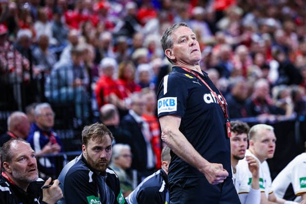 15.05.2026, xIAJx, Handball, Länderspiel, Testspiel, Dänemark - Deutschland, Royal Arena Kopenhagen: Natioaltrainer Alfred Gislason (Deutschland) Dänemark
