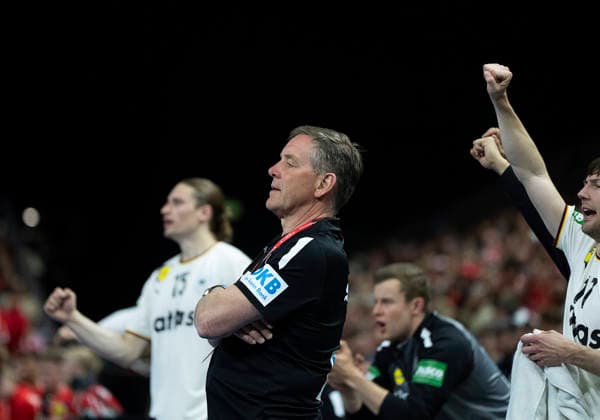 Men s Handball: Denmark - Germany Germany s Alfred Gislason. The Danish handball men face Germany in a test match in Copenhagen on Friday, May 15, 2026. (Photo: Claus Bech Ritzau Scanpix) , Copenhagen Denmark