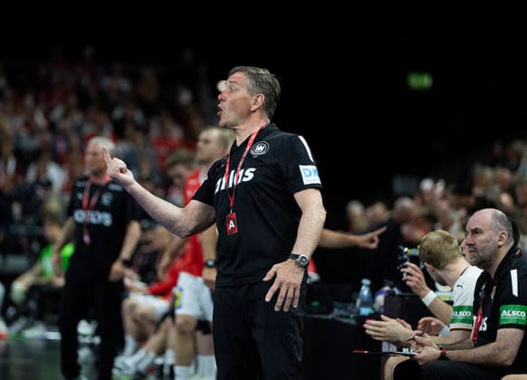 Men s Handball: Denmark - Germany Germany s Alfred Gislason. The Danish men s handball team faces Germany in a test match in Copenhagen on Friday, May 15, 2026. (Photo: Claus Bech Ritzau Scanpix) , Copenhagen Denmark