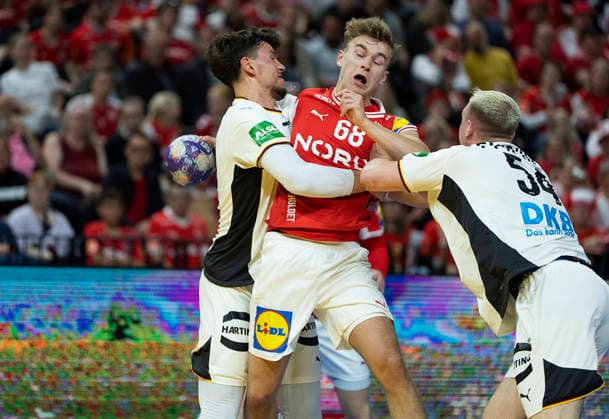 Men s Handball: Denmark - Germany Denmark s Victor Norlyk. The Danish handball men face Germany in a test match in Copenhagen on Friday, May 15, 2026. (Photo: Claus Bech Ritzau Scanpix) , Copenhagen Denmark