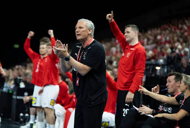 Men s Handball: Denmark - Germany Denmark s head coach Nikolaj Jacobsen. The Danish handball team faces Germany in a test match in Copenhagen on Friday, May 15, 2026. (Photo: Claus Bech Ritzau Scanpix) , Copenhagen Denmark