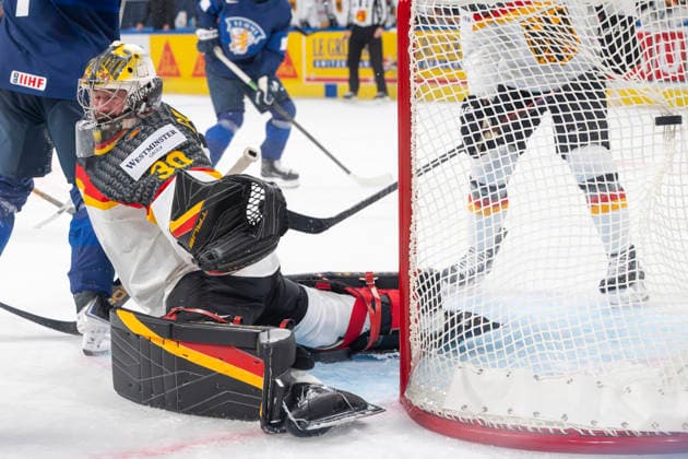 Torhüter GRUBAUER Philipp, GER, Finnland - Deutschland, Eishockey WM, Zürich 15.05.2026