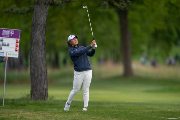 Amundi German Masters - Seond Round Anna Huang of Canada plays from the fairway on the 18th hole during the second round of the Amundi German Masters at Green Eagle Golf Courses in Hamburg, Germany, on May 15, 2026. Hamburg Germany  Copyright: xAndyxAstfalckx originalFilename:astfalck-amundige260515_npzRV.jpg