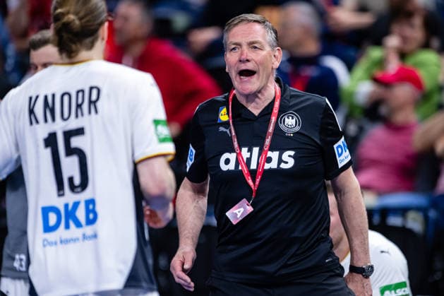 Denmark v Germany, International handball friendly, Copenhagen, Denmark Copenhagen, Denmark. 15th, May 2026. Head coach Alfred Gislason of Germany seen during a test match between Denmark and Germany at Royal Arena in Copenhagen. Denmark, Copenhagen  Copyright: xGonzalesxPhoto TobiasxJorgensenx