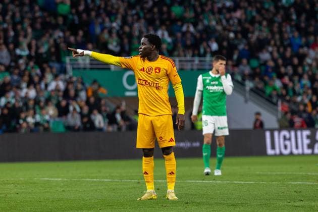 FOOTBALL : AS ST Etienne vs Rodez - Ligue 2 BKT barrage - 15 05 2026 Ponti Ryan 20 of Rodez in action during the Ligue 2 playoff game between AS Saint-Etienne and Rodez Aveyron Football at Stadium Geoffroy Guichard in Saint-Etienne, France. Saint-EtienneFrance  Copyright: xPaulinexFIGUETx xPSNewZx