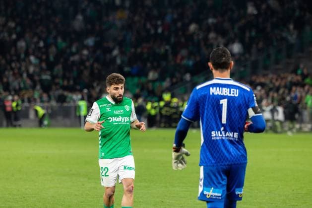 FOOTBALL : AS ST Etienne vs Rodez - Ligue 2 BKT barrage - 15 05 2026 Davitashvili Zuriko 22 of Saint-Etienne in the penalty shootout during the Ligue 2 playoff game between AS Saint-Etienne and Rodez Aveyron Football at Stadium Geoffroy Guichard in Saint-Etienne, France. Saint-EtienneFrance  Copyright: xPaulinexFIGUETx xPSNewZx
