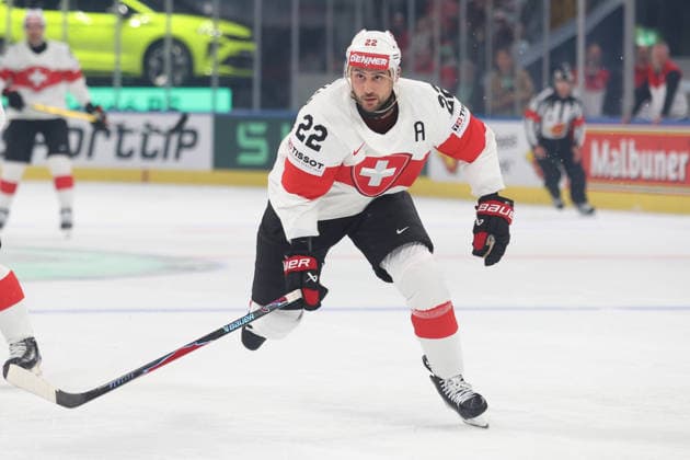 WM 2026 USA - SUI Nino Niederreiter (Schweiz) 15.05.2026 Swiss Life Arena Zuerich , SCHWEIZ, Herren IIHF Eishockey World Championship, WM, Weltmeisterschaft Zurich 2026 Gruppe USA - Schweiz Nino Niederreiter (Schweiz)