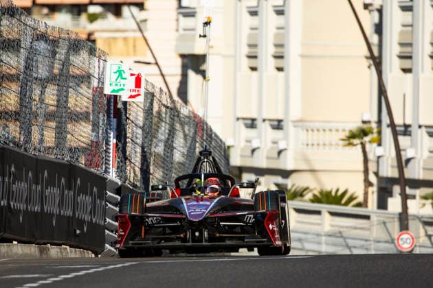 2026 FORMULA E MONACO ePRIX 48 MORTARA Edoardo (swi), Mahindra Racing, Mahindra M12Electro, action during the Monaco ePrix, 9th and 10th round of the 2025-26 ABB FIA Formula E World Championship, WM, Weltmeisterschaft on the Circuit de Monaco from Mai 16 to 17, 2026 in Monte-Carlo, Monaco - Monte-CarloMonaco  Copyright: xJULIENxDELFOSSEx