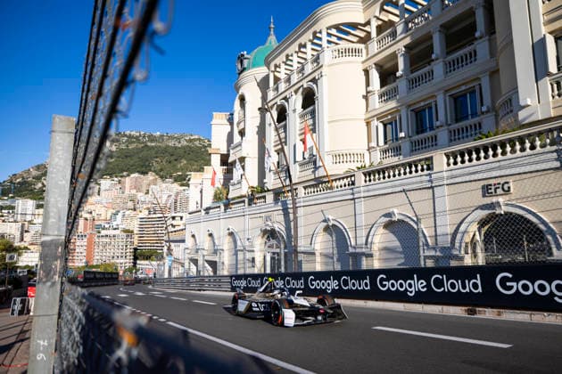 2026 FORMULA E MONACO ePRIX 13 DA COSTA Antonio Felix (prt), Jaguar TCS Racing, Jaguar I-Type 7, action during the Monaco ePrix, 9th and 10th round of the 2025-26 ABB FIA Formula E World Championship, WM, Weltmeisterschaft on the Circuit de Monaco from Mai 16 to 17, 2026 in Monte-Carlo, Monaco - Monte-CarloMonaco  Copyright: xJULIENxDELFOSSEx