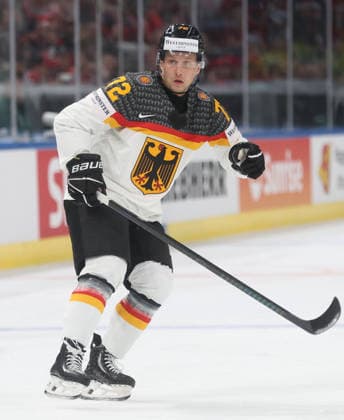 WM 2026 GER - FIN Dominik Kahun (GER) 15.05.2026 Swiss Life Arena Zuerich , SCHWEIZ, Herren IIHF World Championship, WM, Weltmeisterschaft Zurich 2026 Gruppe A Deutschland - Finnland Dominik Kahun (GER)