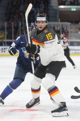 WM 2026 GER - FIN Stefan Loibl (GER) 15.05.2026 Swiss Life Arena Zuerich , SCHWEIZ, Herren IIHF World Championship, WM, Weltmeisterschaft Zurich 2026 Gruppe A Deutschland - Finnland Stefan Loibl (GER)