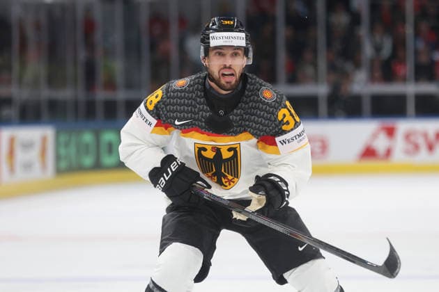 WM 2026 GER - FIN Fabio Wagner (GER) 15.05.2026 Swiss Life Arena Zuerich , SCHWEIZ, Herren IIHF World Championship, WM, Weltmeisterschaft Zurich 2026 Gruppe A Deutschland - Finnland Fabio Wagner (GER)