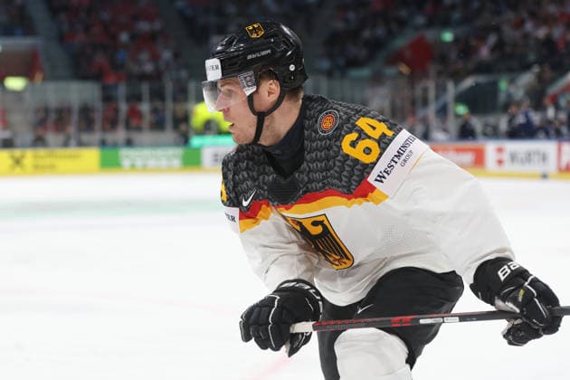 WM 2026 GER - FIN Marcus Weber (GER) 15.05.2026 Swiss Life Arena Zuerich , SCHWEIZ, Herren IIHF World Championship, WM, Weltmeisterschaft Zurich 2026 Gruppe A Deutschland - Finnland Marcus Weber (GER)