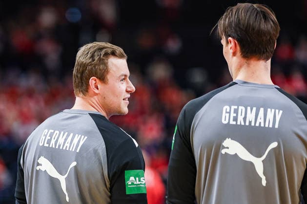 15.05.2026, xIAJx, Handball, Länderspiel, Testspiel, Dänemark - Deutschland, Royal Arena Kopenhagen: Moritz Sauter (Deutschland 49) Dänemark