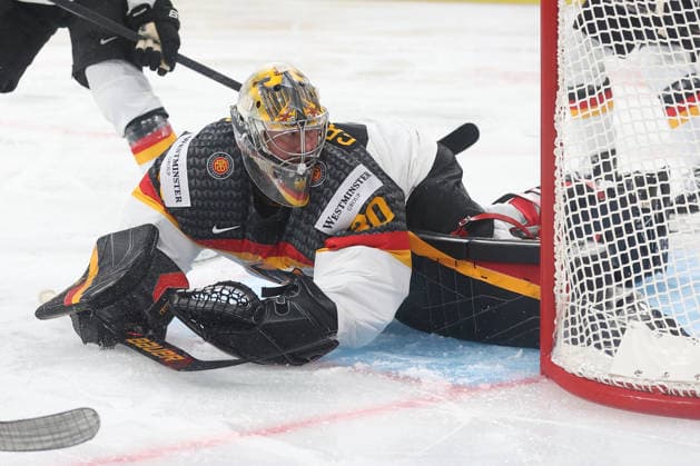 WM 2026 GER - FIN Torwart Philipp Grubauer (GER) 15.05.2026 Swiss Life Arena Zuerich , SCHWEIZ, Herren IIHF World Championship, WM, Weltmeisterschaft Zurich 2026 Gruppe A Deutschland - Finnland Torwart Philipp Grubauer (GER)
