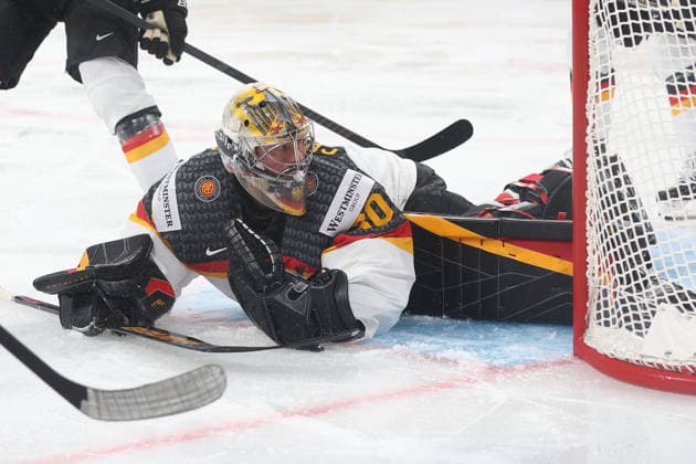 WM 2026 GER - FIN Torwart Philipp Grubauer (GER) 15.05.2026 Swiss Life Arena Zuerich , SCHWEIZ, Herren IIHF World Championship, WM, Weltmeisterschaft Zurich 2026 Gruppe A Deutschland - Finnland Torwart Philipp Grubauer (GER)