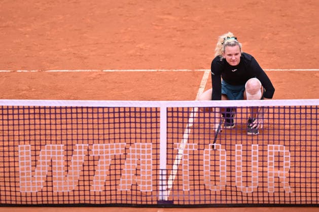 Internazionali BNL D Italia 2026 - Day Eleven Katerina Siniakova of the Czech Republic competes against Nicole Melichar-Martinez of the United States and Cristina Bucsa of Spain during the Internazionali BNL d Italia Day Eleven at Foro Italico on May 15, 2026, in Rome, Italy. Rome Italy Italy  Copyright: xDomenicoxCippitellix originalFilename:cippitelli-itainter260515_npJY5.jpg