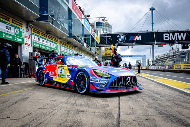 NURBURG - Mercedes-AMG Team Verstappen Racing Max Verstappen, Lucas Auer, Jules Gounon, Daniel Juncadella Mercedes-AMG GT3 during the Warm-Up ADAC RAVENOL 24h Nurburgring on May 16-17, 2026 in Germany. (Photo by Jack Brekelmans EYE4IMAGES DeFodi Images) -
