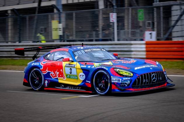 NURBURG - Mercedes-AMG Team Verstappen Racing Max Verstappen, Lucas Auer, Jules Gounon, Daniel Juncadella Mercedes-AMG GT3 during the Warm-Up ADAC RAVENOL 24h Nurburgring on May 16-17, 2026 in Germany. (Photo by Jack Brekelmans EYE4IMAGES DeFodi Images) -