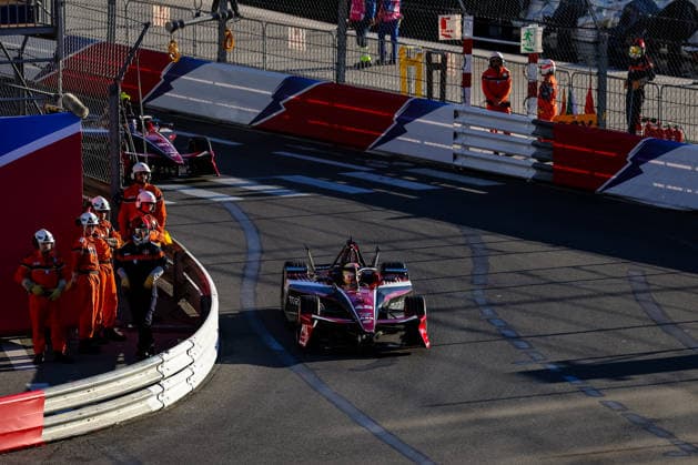 Edoardo Mortara (Mahindra Racing, 48) erstes freies Training Free Practice 1, ABB FIA Formula E World Championship, WM, Weltmeisterschaft Monaco e-Prix 2026, Monte Carlo, Saison 12 2025 26, Runde 9, 16.05.2026, ABB FIA Formula E World Championship, Monaco e-Prix 2026, Monte Carlo, Saison 12 2025 26, Runde 9, 16.05.2026 Monte Carlo Copyright: xEibner-Pressefoto LauraxRoemerx EP_LRR