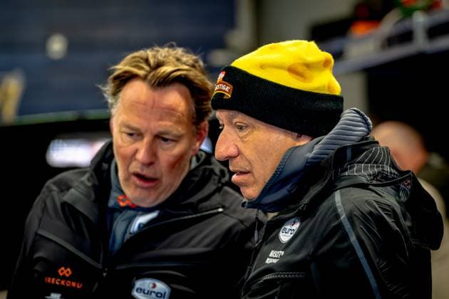 NURBURG - Duncan Huisman and Tom Coronel during the ADAC RAVENOL 24h Nurburgring Warm-Up on May 16-17, 2026 in Germany. (Photo by Jack Brekelmans EYE4IMAGES DeFodi Images) -