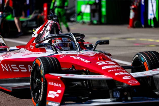 Norman Nato (Nissan Formula E Team, 23) nach zweites freies Training Free Practice 2, Boxengasse, ABB FIA Formula E World Championship, WM, Weltmeisterschaft Monaco e-Prix 2026, Monte Carlo, Saison 12 2025 26, Runde 9, 16.05.2026, ABB FIA Formula E World Championship, Monaco e-Prix 2026, Monte Carlo, Saison 12 2025 26, Runde 9, 16.05.2026 Monte Carlo Copyright: xEibner-Pressefoto LauraxRoemerx EP_LRR