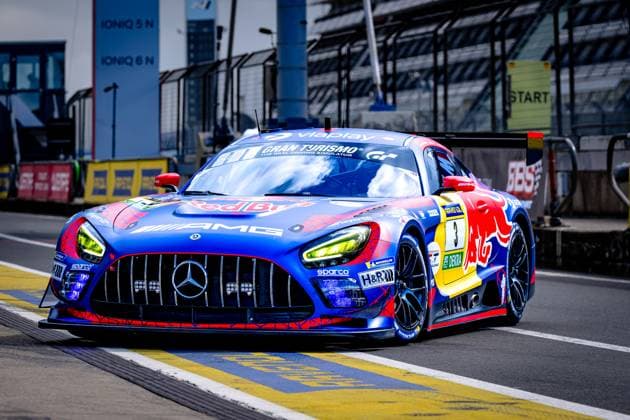 NURBURG - Mercedes-AMG Team Verstappen Racing Max Verstappen, Lucas Auer, Jules Gounon, Daniel Juncadella Mercedes-AMG GT3 during the Warm-Up ADAC RAVENOL 24h Nurburgring on May 16-17, 2026 in Germany. (Photo by Jack Brekelmans EYE4IMAGES DeFodi Images) -