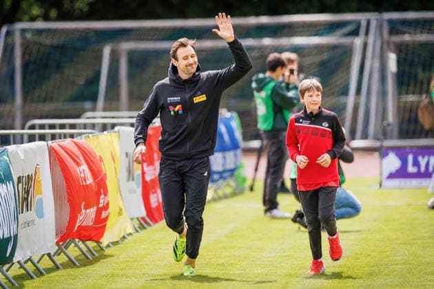 Lotto Deichmeeting; Neuwied, 16.05.2026 Niklas Kaul (USC Mainz) bei der Vorstellung der Mehrkämpfer; Lotto Deichmeeting am 16.05.2026 im Rhein-Wied Stadion, Neuwied (Rheinland-Pfalz). Copyright: xBEAUTIFULxSPORTS B.Hoffmannx
