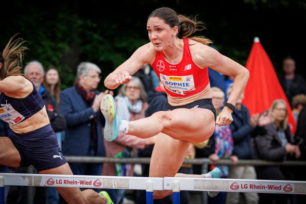 Lotto Deichmeeting; Neuwied, 16.05.2026 Sophie Weißenberg (TSV Bayer o4 Leverkusen); Lotto Deichmeeting am 16.05.2026 im Rhein-Wied Stadion, Neuwied (Rheinland-Pfalz). Copyright: xBEAUTIFULxSPORTS B.Hoffmannx