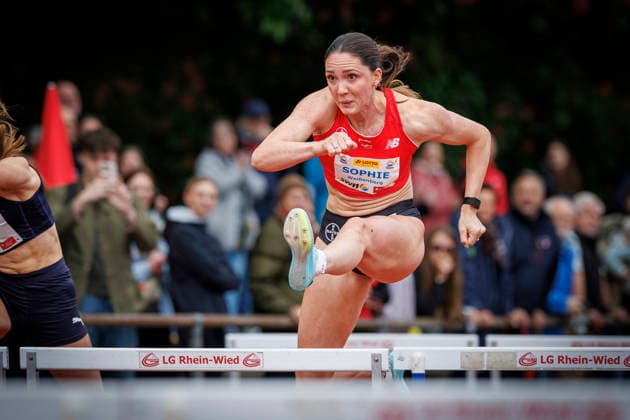 Lotto Deichmeeting; Neuwied, 16.05.2026 Sophie Weißenberg (TSV Bayer o4 Leverkusen); Lotto Deichmeeting am 16.05.2026 im Rhein-Wied Stadion, Neuwied (Rheinland-Pfalz). Copyright: xBEAUTIFULxSPORTS B.Hoffmannx
