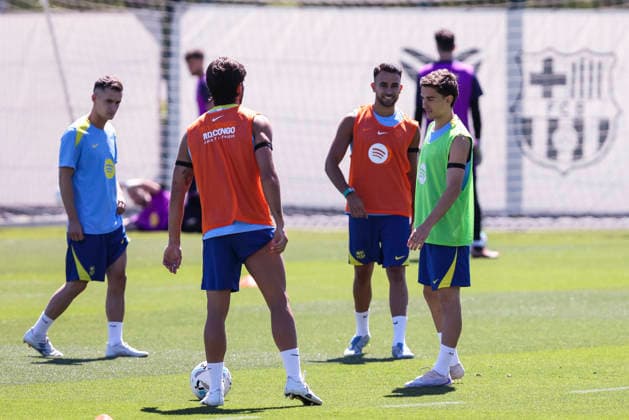 May 16, 2026, Sant Joan Despi, Barcelona, SPAIN: Gavi during the training day of FC Barcelona, Barca ahead the Spanish League, Laliga EA Sports, football match against Real Betis at Ciudad Esportiva Joan Gamper on May 16, 2026 in Sant Joan Despi, Barcelona, Spain. Sant Joan Despi SPAIN - ZUMAa181 20260516_zaa_a181_101 Copyright: xJavierxBorregox