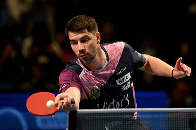 TT CL Hylo Final 4 Halbfinale 1 FC Saarbrücken TT - Bogoria Grodzisk am 16.05.2026 in der Saarlandhalle in Saarbrücken Patrick Franziska ( Saarbrücken )