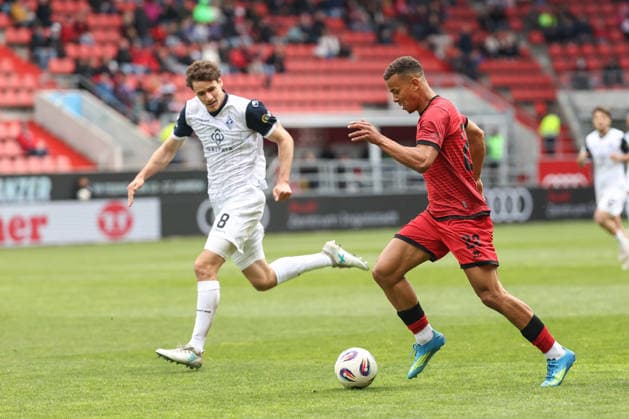 3. Liga; FC Ingolstadt 04 - SV Waldhof Mannheim; Marcel Costly (22, FCI) Thalhammer Maximilian (8 SVWM) 3. Liga - FC Ingolstadt 04 Saison 2025 2026 SV Waldhof Mannheim;