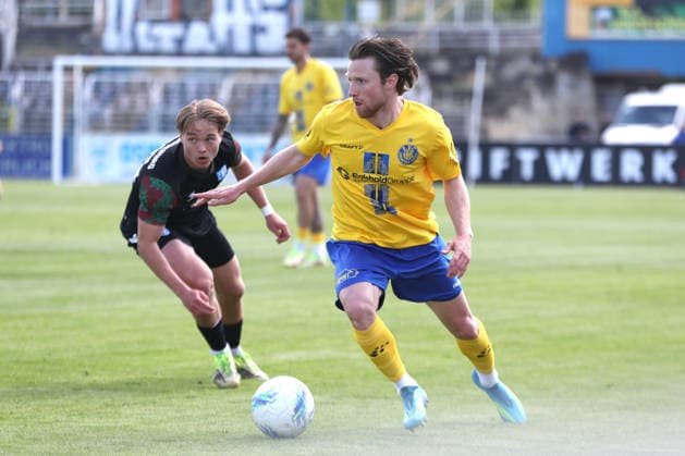 Fußball Regionalliga Nordost: 1. FC Lok Leipzig - 1. FC Magdeburg II; 16.05.2026 Dorian Cevis (22, Lok Leipzig). Fußball, Regionalliga Nordost, Saison 2025 2026, 34. Spieltag: 1. FC Lok Leipzig vs. 1. FC Magdeburg II am 16.05.2026 im Bruno-Plache-Stadion, Leipzig. Copyright: xBEAUTIFULxSPORTS JanxKaeferx