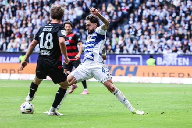 Fussball, 3.Liga Saison 2025 2026 38. Spieltag MSV Duisburg - FC Viktoria Köln 16.05.2026, schauinsland-reisen-arena Lex Tyger Lobinger (MSV Duisburg, 45) Duisburg schauinsland-reisen-arena Nordrhein-Westfalen Deutschland