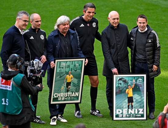 16.05.2026, Fussball Bundesliga 2025 2026, 34.Spieltag, FC Bayern München - 1.FC Köln, in der Allianz-Arena München, Schiedsrichter Deniz Aytekin Oberasbach) beendet seine Schiedsrichter Karriere,