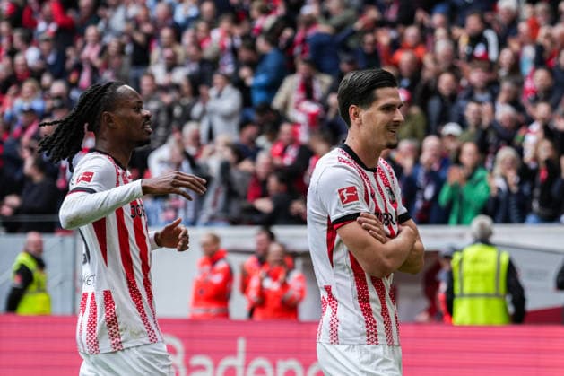 1. Bundesliga: SC Freiburg vs RB Leipzig, 16.05.2026 Torjubel zum 2:0 durch Igor MatanoviÄ‡ (SC Freiburg, 31) 1. Bundesliga: SC Freiburg vs RB Leipzig, Europa-Park-Stadion, 16.05.2026 DFB DFL REGULATIONS PROHIBIT ANY USE OF PHOTOGRAPHS AS IMAGE SEQUENCES AND OR QUASI-VIDEO. Copyright: xBEAUTIFULxSPORTS Boscox