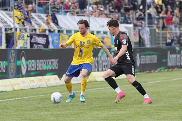Fußball Regionalliga Nordost: 1. FC Lok Leipzig - 1. FC Magdeburg II; 16.05.2026 Dorian Cevis (22, Lok Leipzig). Fußball, Regionalliga Nordost, Saison 2025 2026, 34. Spieltag: 1. FC Lok Leipzig vs. 1. FC Magdeburg II am 16.05.2026 im Bruno-Plache-Stadion, Leipzig. Copyright: xBEAUTIFULxSPORTS JanxKaeferx