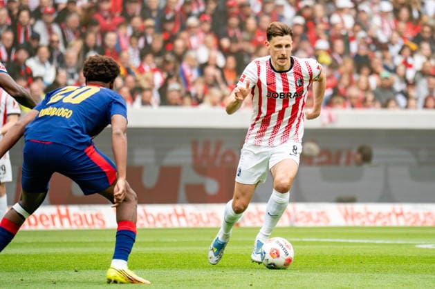 16.05.2026, xdaymx, Fussball 1.Bundesliga, SC Freiburg - RB Leipzig. Maximilian Eggestein (SC Freiburg) (DFL DFB REGULATIONS PROHIBIT ANY USE OF PHOTOGRAPHS as IMAGE SEQUENCES and or QUASI-VIDEO) Freiburg