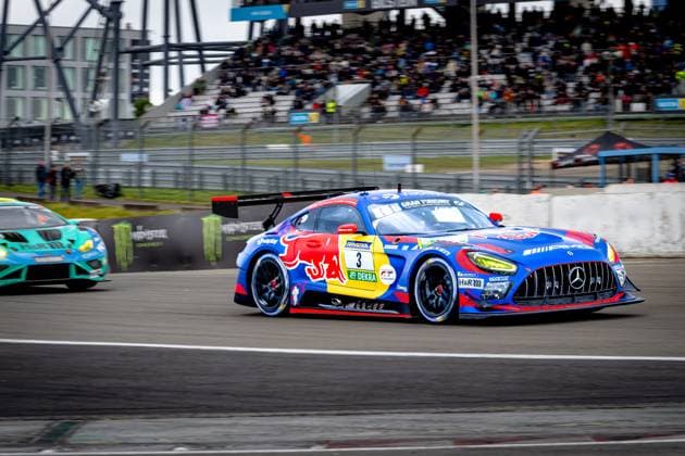 NURBURG - Mercedes-AMG Team Verstappen Racing Max Verstappen, Lucas Auer, Jules Gounon, Daniel Juncadella Mercedes-AMG GT3 during the ADAC RAVENOL 24h Nurburgring on May 16, 17, 2026 in Germany. (Photo by Jack Brekelmans EYE4IMAGES DeFodi Images) -
