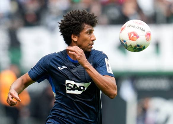 Bernardo (TSG Hoffenheim, 13) mit Ball Borussia Moenchengladbach vs TSG 1899 Hoffenheim, 1. Bundesliga, 34. Spieltag, Saison 2025 2026, Borussia-Park, Moenchengladbach, GER, 16.05.2026 DFL REGULATIONS PROHIBIT ANY USE OF PHOTOGRAPHS AS IMAGE SEQUENCES AND OR QUASI-VIDEO Foto: HMB Media Scott W. Coleman Moenchengladbach Borussia-Park Nordrhein-Westfalen GER Copyright: xScottxW.xColemanx
