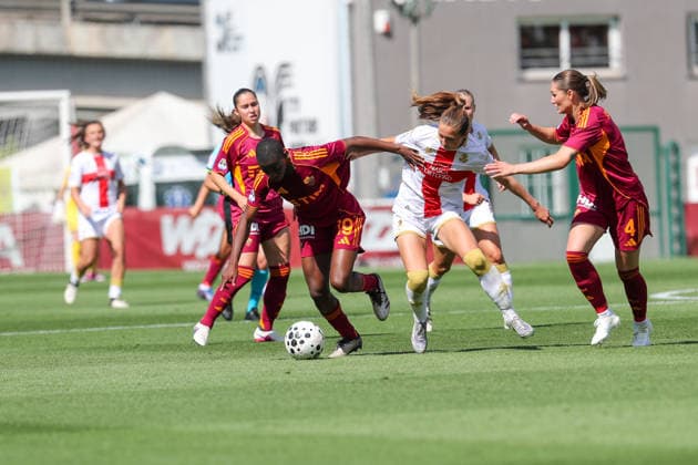 CALCIO - Serie A Femminile - AS Roma vs Genoa CFC Photo by IPA ABACAPRESS.COM84753033 - Shukurat Oladipo (Roma Women) during AS Roma vs Genoa CFC, Italian football Serie A Women match in Rome, Italy, May 16 2026 Rome Italy  Copyright: xIPAxSport ABACAx