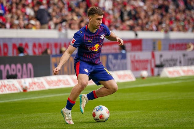 Deutschland: Fussball Bundesliga 2025 - 2026, 34. Spieltag - SC Freiburg vs RB Leipzig - Europa-Park-Stadion (Freiburg): Brajan Gruda (RB Leipzig, 10) Copyright: xJOERANxSTEINSIEKx
