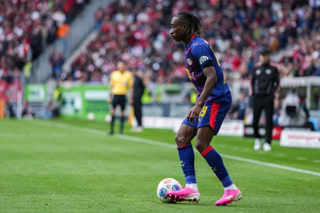 1. Bundesliga: SC Freiburg vs RB Leipzig, 16.05.2026 Yan Diomande (RB Leipzig, 49) am Ball 1. Bundesliga: SC Freiburg vs RB Leipzig, Europa-Park-Stadion, 16.05.2026 DFB DFL REGULATIONS PROHIBIT ANY USE OF PHOTOGRAPHS AS IMAGE SEQUENCES AND OR QUASI-VIDEO. Copyright: xBEAUTIFULxSPORTS Boscox