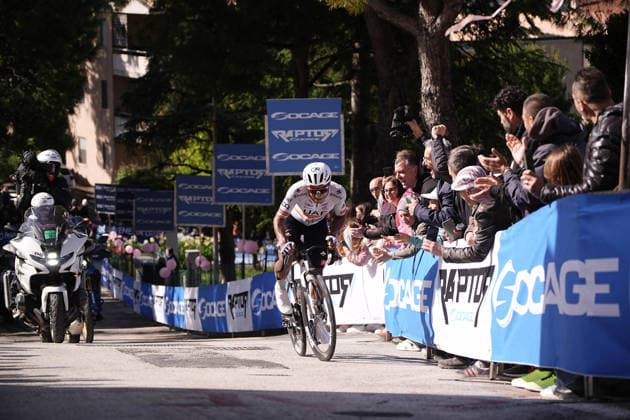 Ecuador™s Manuel Jhonatan Narvaez of UAE Team Emirates XRG during Stage 8 of the Giro d™Italia, from Chieti to Fermo, Italy, Saturday, May 16, 2026.  Copyright: xMarcoxAlpozzi LaPressex