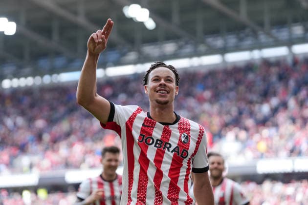 Derry Scherhant (SC Freiburg, 07) Torjubel, Emotionen, Torschuss, Abschluss, Torerfolg, Tor, Treffer , Deutschland, Fussball, 1. Bundesliga, 34.Spieltag, 2025 2026, SC Freiburg vs. RB Leipzig, 16.05.2026, Europa-Park Stadion, Freiburg Freiburg Europa-Park Stadion Baden-Württemberg Deutschland Copyright: xArnexAmbergx